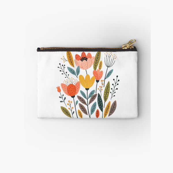 Item preview, Scandinavian Folk Art Floral Pattern - Cute Botanical Flower Illustration designed and sold by myforestfog.