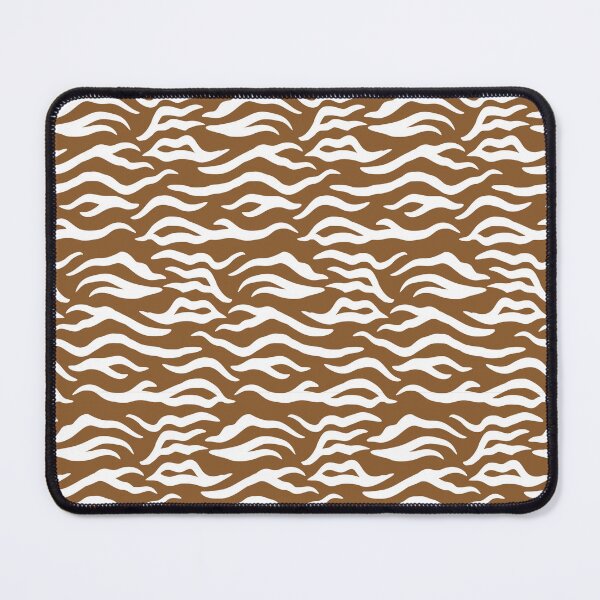 Item preview, Bronze and White tiger print designed and sold by pattern-archive.