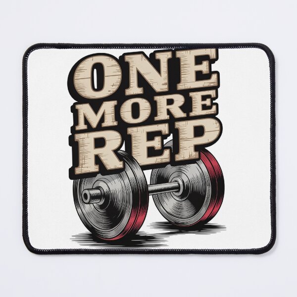 Item preview, One More Rep - Gym Motivation Shirt designed and sold by Hadamah.