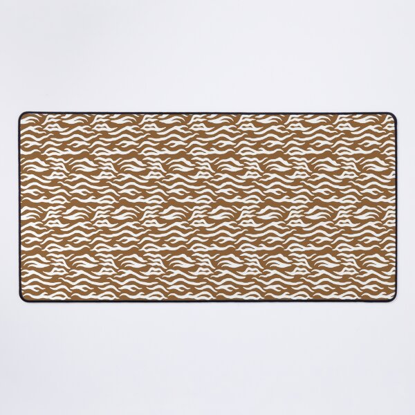 Item preview, Bronze and White tiger print designed and sold by pattern-archive.