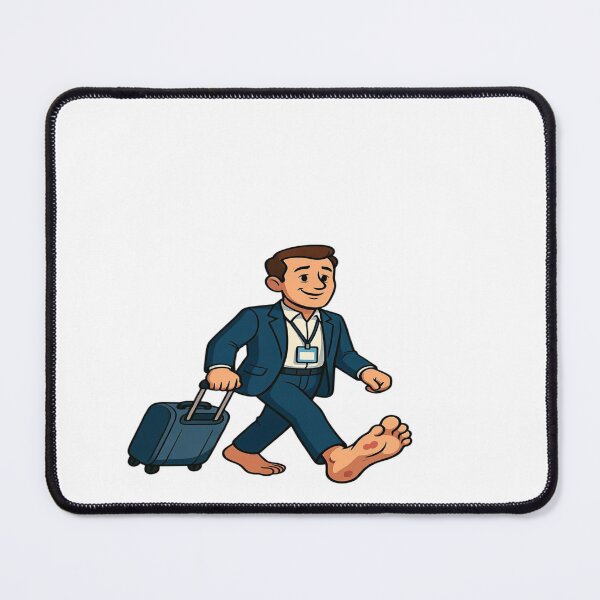 Item preview, Fira Gran Via Survivor – My Feet Died in Barcelona | Funny Business Travel & Conference T-Shirt designed and sold by Sushikidsntoddlers.