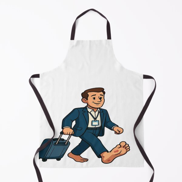 Item preview, Fira Gran Via Survivor – My Feet Died in Barcelona | Funny Business Travel & Conference T-Shirt designed and sold by Sushikidsntoddlers.