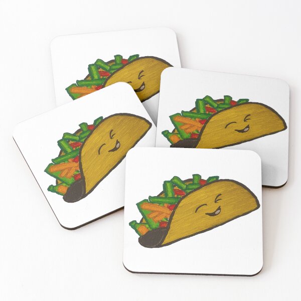 Item preview, Cute Happy Taco designed and sold by BristlyCrow.