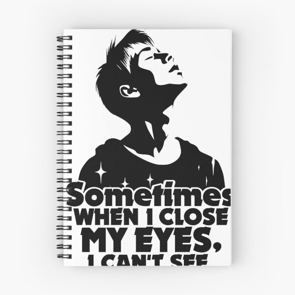 Item preview,  Sometimes When I Close My Eyes I Cant See - Funny Sarcastic Quote designed and sold by A-M-G-Shop.