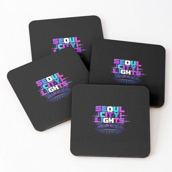 Item preview, Seoul City Lights Retro Travel | Vintage Graphic designed and sold by SJarts Creative Studio.