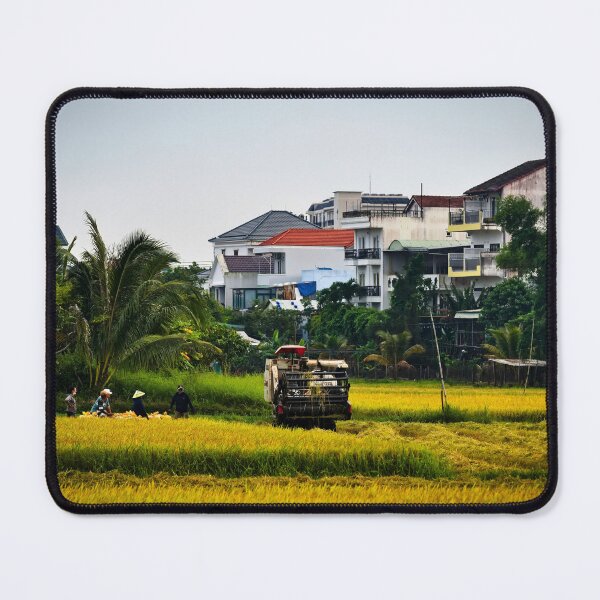 Item preview, Mechanized harvesting in Vietnamese fields designed and sold by franck380.