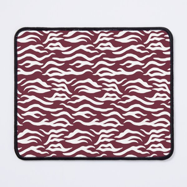 Item preview, Burgundy And White Tiger Print Pattern designed and sold by pattern-archive.