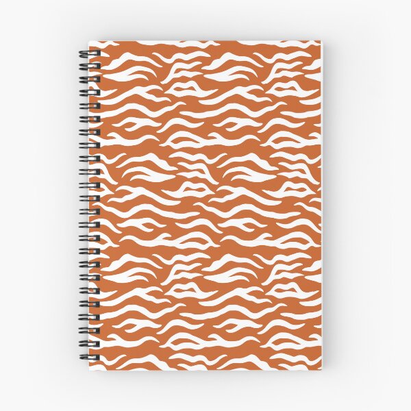 Item preview, Burnt Orange And White Tiger Print Pattern designed and sold by pattern-archive.