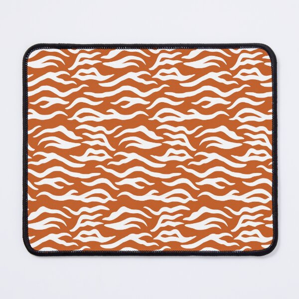 Item preview, Burnt Orange And White Tiger Print Pattern designed and sold by pattern-archive.
