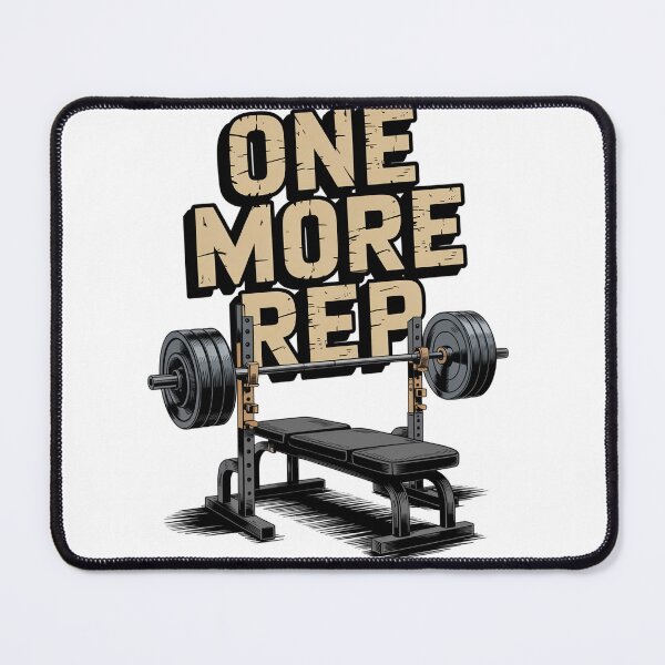 Item preview, One More Rep - Gym Motivation Shirt designed and sold by Hadamah.