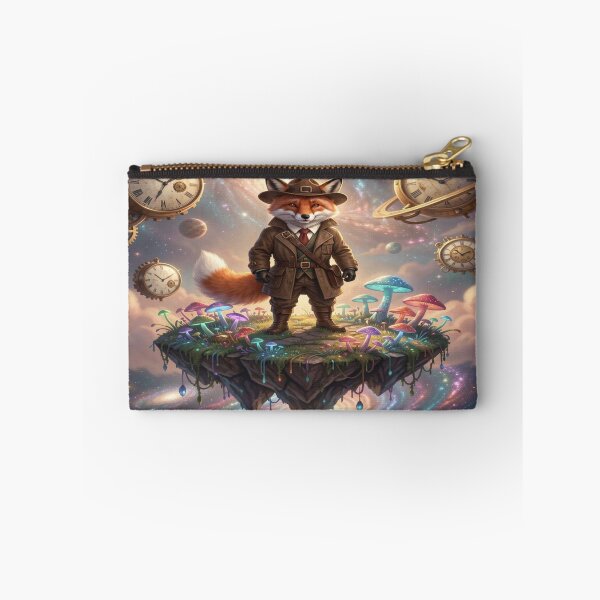 Item preview, Victorian Explorer Fox on Floating Island with Clockwork Sky designed and sold by FotoworldEdel.