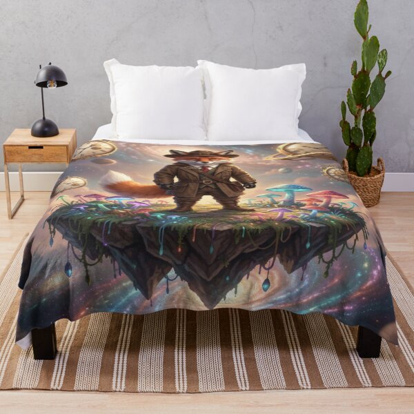 Item preview, Victorian Explorer Fox on Floating Island with Clockwork Sky designed and sold by FotoworldEdel.