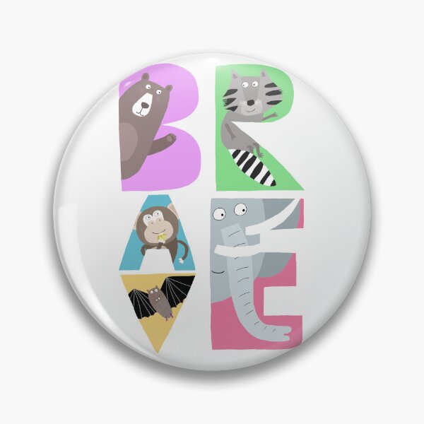 Item preview, Brave! Illustrated Alphabet Animals designed and sold by Carla Daly.