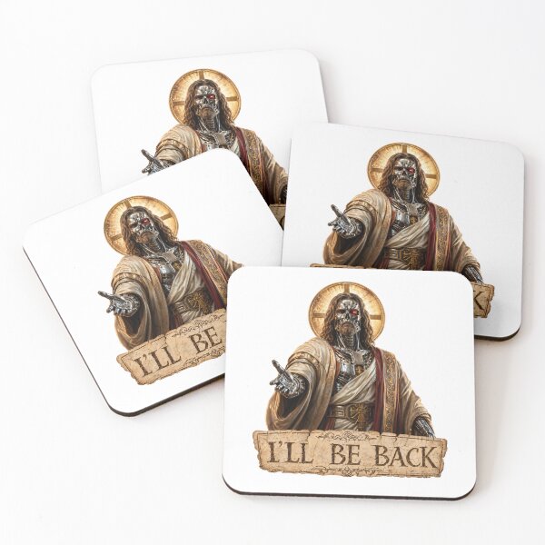 Artikelvorschau, Terminator jesus , I'll be back entworfen und verkauft von CornershopTee.