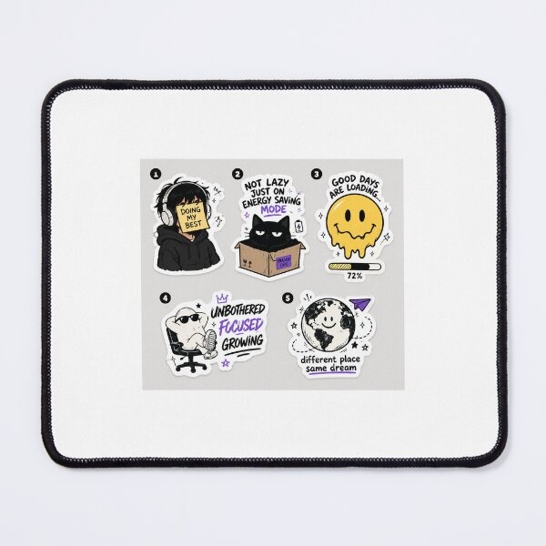 Item preview, Gen Z Motivation & Mood Sticker Pack designed and sold by DiligentCreations.