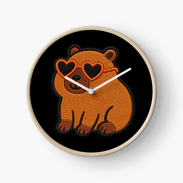 Item preview, Cool Capybara Embroidery Patch designed and sold by ColorSplash123.