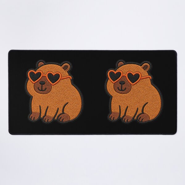 Item preview, Cool Capybara Embroidery Patch designed and sold by ColorSplash123.