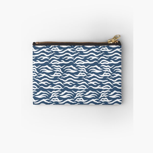 Item preview, Denim and White tiger print designed and sold by pattern-archive.