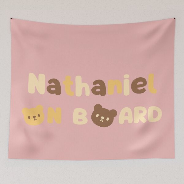 Item preview, Baby Nathaniel On Board designed and sold by Digit-by-C.