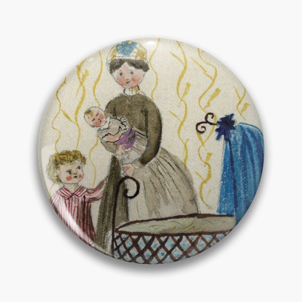 Item preview, Nursemaid puts baby to bed in Victorian England designed and sold by TerryKerrImages.