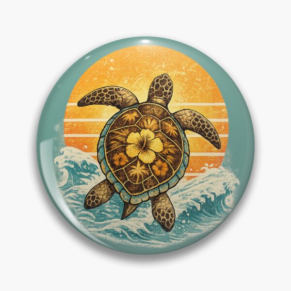 Item preview, Vintage Sea Turtle Sunset Florida designed and sold by piketo.