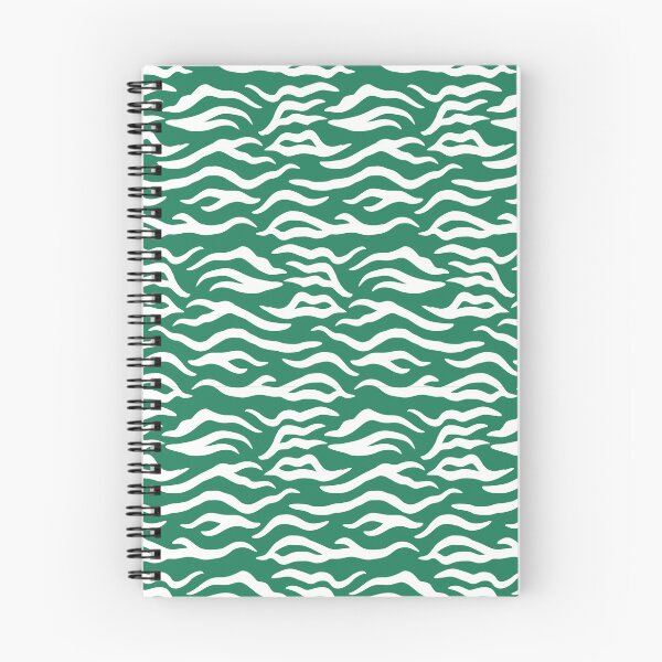 Item preview, Green and White tiger print designed and sold by pattern-archive.