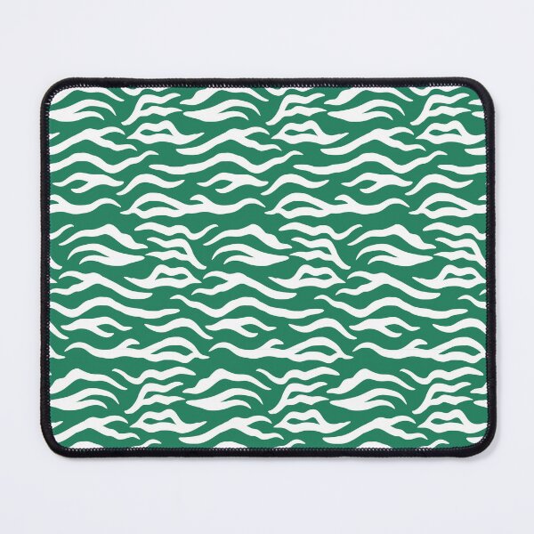 Item preview, Green and White tiger print designed and sold by pattern-archive.