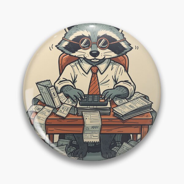 Item preview, Raccoon Tax Consultant designed and sold by PictorialWhimsy.