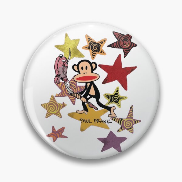 Item preview, Retro Monkey With Colorful Stars Classic T-Shirt designed and sold by Thefreenefnaf.