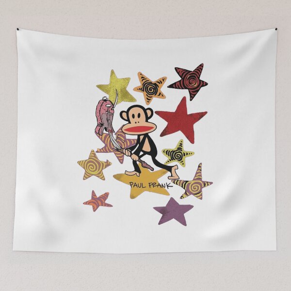 Item preview, Retro Monkey With Colorful Stars Classic T-Shirt designed and sold by Thefreenefnaf.
