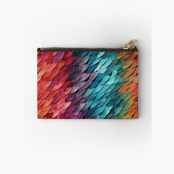 Item preview, Rainbow Paper Scale Shingles Seamless Photo Texture designed and sold by DigitaICraft.