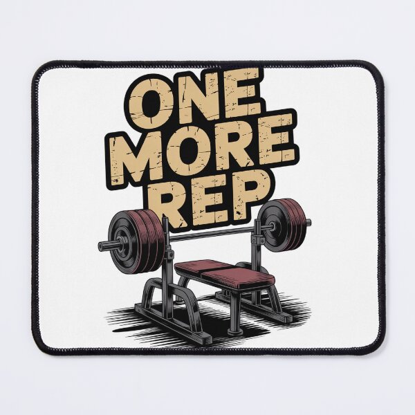 Item preview, One More Rep - Gym Motivation Shirt designed and sold by Hadamah.