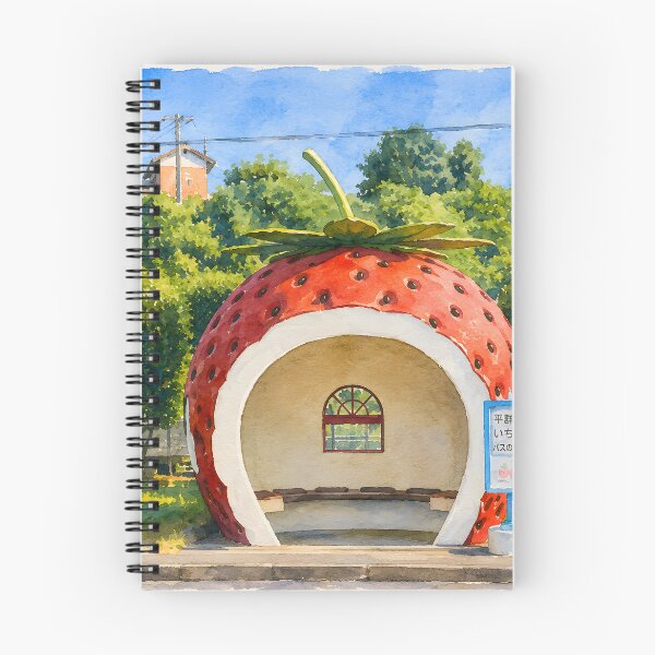 Item preview, Strawberry Bus Stop designed and sold by HOMETOWN86.