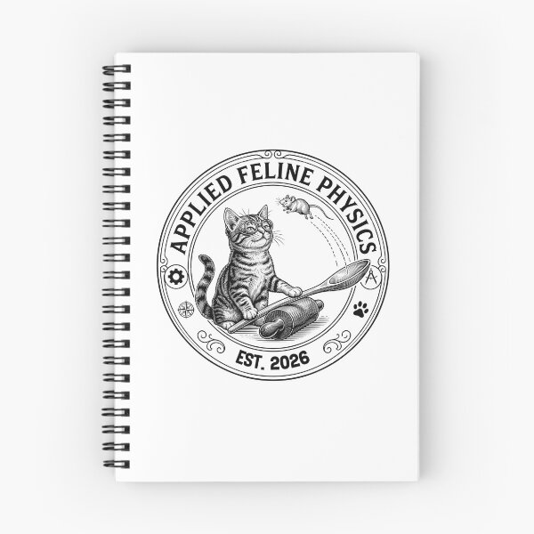 Item preview, Funny Physics Cat Scientist Meme designed and sold by Wild Pixel Studio.