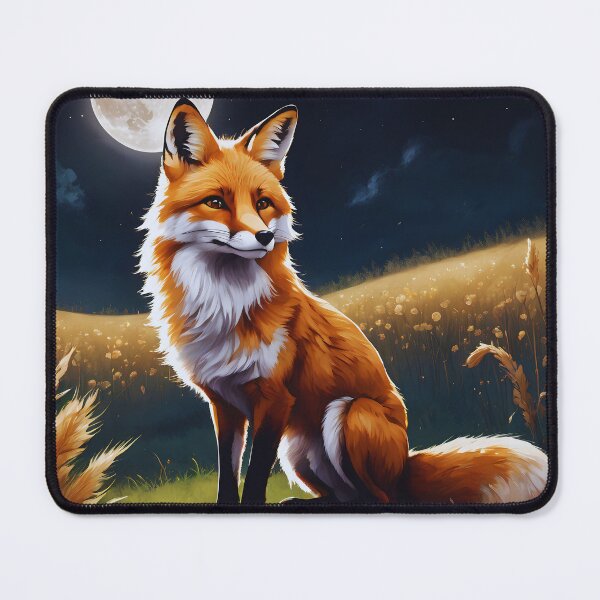Item preview, Graceful Fox in a Dreamy Night Setting. designed and sold by MissYouONLY.