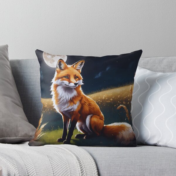 Item preview, Graceful Fox in a Dreamy Night Setting. designed and sold by MissYouONLY.