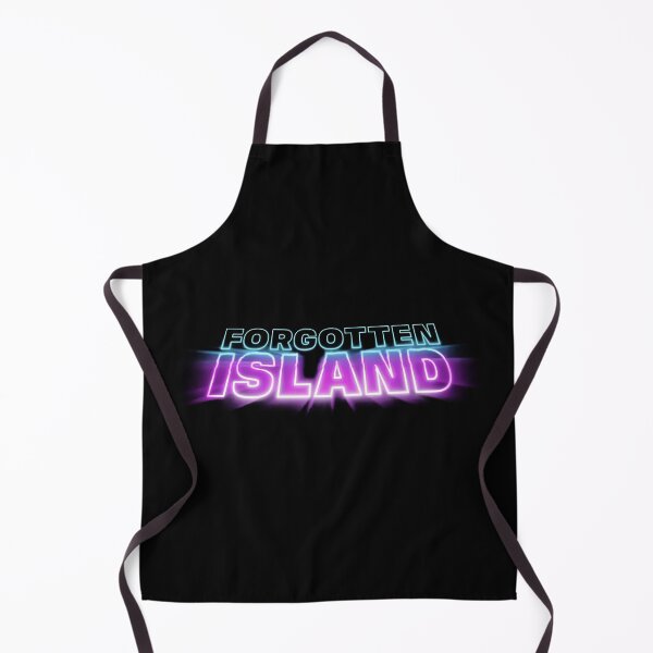 Item preview, Forgotten Island Neon Synthwave Retro Typography designed and sold by katiehparsns.