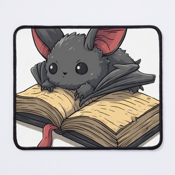 Item preview, Gothic Bat Bibliophile designed and sold by IllumeInk.