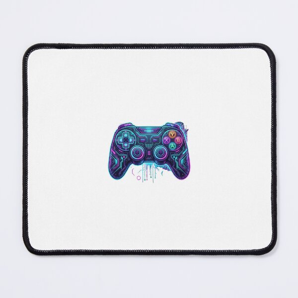 Item preview, Cyberpunk Neon Gaming Controller Sticker designed and sold by UrbanVoid Studio.