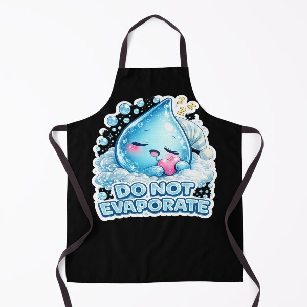 Item preview, Sleepy Water Drop | Cute Kawaii Hydration Sticker | Do Not Evaporate designed and sold by Timeless Junction.