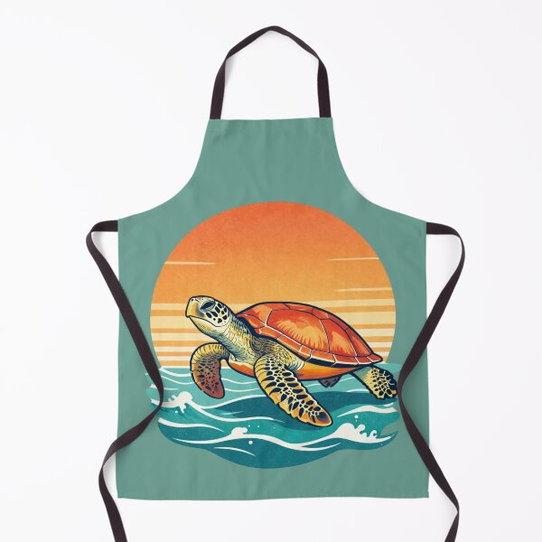 Item preview, Florida Icons Collection Vintage Sea Turtle Sunset Florida designed and sold by piketo.