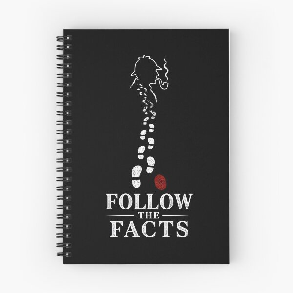 Item preview, Follow The Facts Sherlock Holmes Footprint Minimalist Art designed and sold by Fenay Designs.