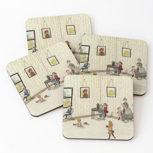 Item preview, Nursery or infant room, at home in 1885 designed and sold by TerryKerrImages.