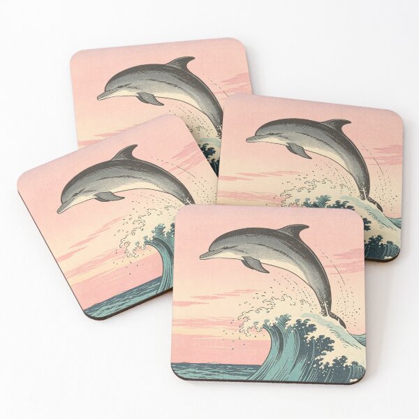Item preview, Dolphin Sunset Wave designed and sold by synthoso.