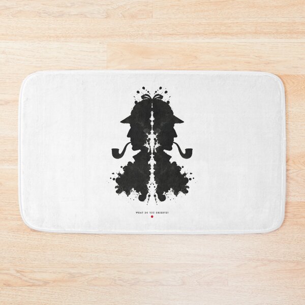 Item preview, What Do You Observe Sherlock Holmes Rorschach Inkblot Art designed and sold by Fenay Designs.