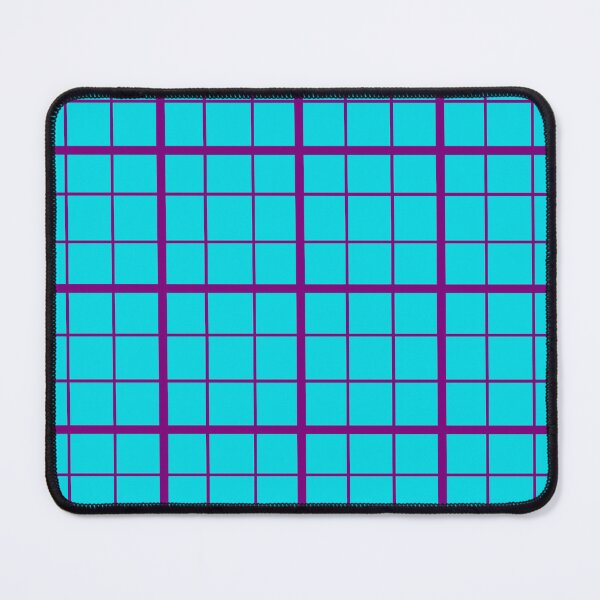 Item preview, Purple Light Blue Grid Windowpane Check   designed and sold by PatternTitan.