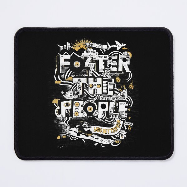 Item preview, Foster The People Torches Doodle Art Typography designed and sold by katiehparsns.