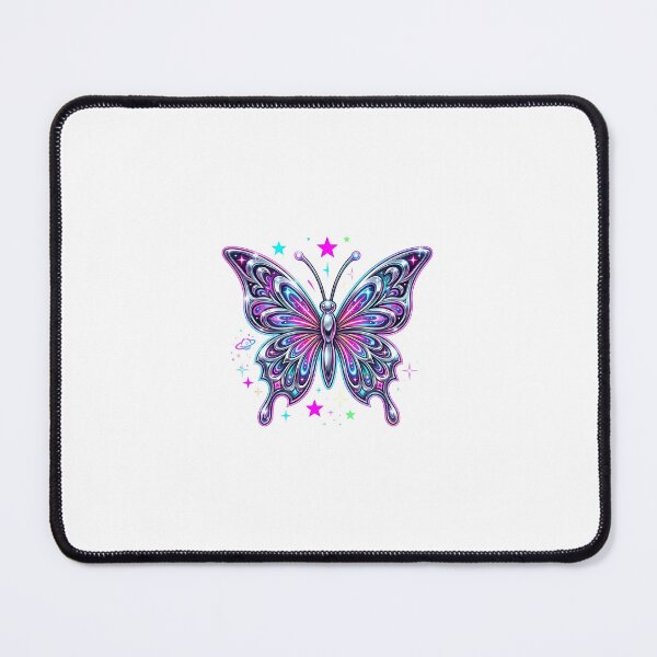 Item preview, Vibrant Neon Butterfly Sparkles Sticker designed and sold by UrbanVoid Studio.