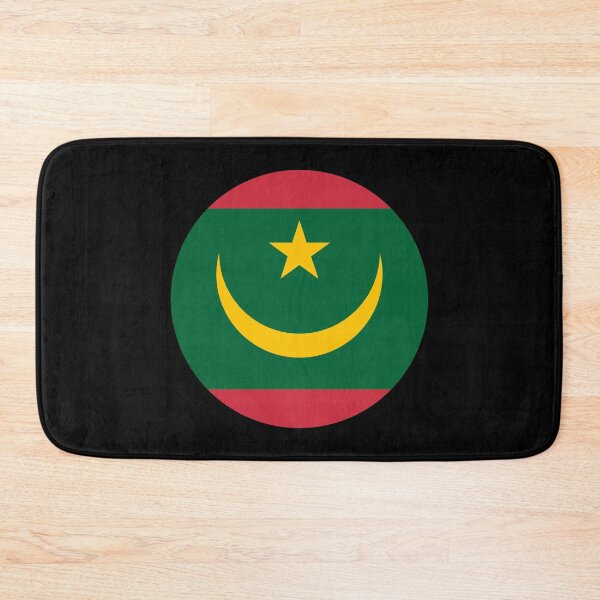 Item preview, Mauritania Circle Flag MR designed and sold by shitpostee.