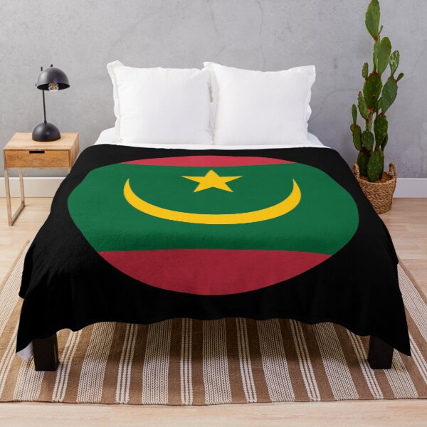 Item preview, Mauritania Circle Flag MR designed and sold by shitpostee.